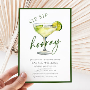 Invitation Sip Sip Hooray Margarita Fiesta Fête des mariées