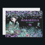Invitation *~* Sirène magique sous la mer 21 Anniversaire<br><div class="desc">*Énergétiquement Amélioré MODIFIER TOUT ÂGE Mignonne Whimsical Sous la mer Fille Sirène Anniversaire Invitation pour 21ème anniversaire ou tout âge Fille Anniversaire. L'AGE peut être customisé ainsi que d'autres détails nécessaires. Les âges tels que 1, 2, 3, 4, 5, 7, 8, 9, 10, 11, 12, 13, doux 16, 21, 30,...</div>