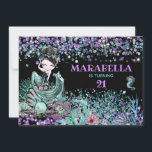 Invitation *~* Sirène magique sous la mer 21 Anniversaire<br><div class="desc">*Énergétiquement Amélioré MODIFIER TOUT ÂGE Mignonne Whimsical Sous la mer Fille Sirène Anniversaire Invitation pour 21ème anniversaire ou tout âge Fille Anniversaire. L'AGE peut être customisé ainsi que d'autres détails nécessaires. Les âges tels que 1, 2, 3, 4, 5, 7, 8, 9, 10, 11, 12, 13, doux 16, 21, 30,...</div>