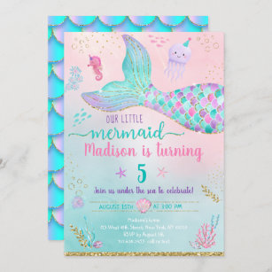 Invitations Faire Part Sirene Zazzle Fr