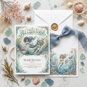 Invitation Sirène Tout ce que je vois est amour Enterrement d