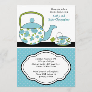 Invitation Sirotez et voyez l'invitation de baby shower