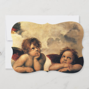 Invitation Sistine Madonna Angels par Raphael Mariage