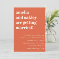 Site Mariage de la Typographie du coucher de solei