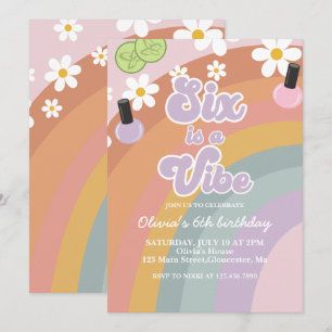 Invitation Six est une ambiance Spa Rainbow 6e anniversaire