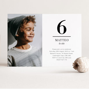 Invitation Six paysages photo