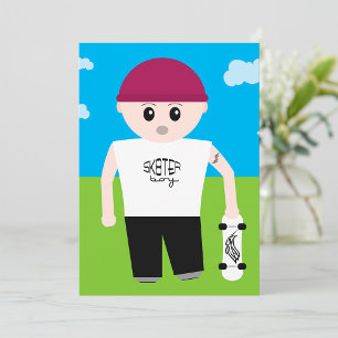 Invitation Skater Boy