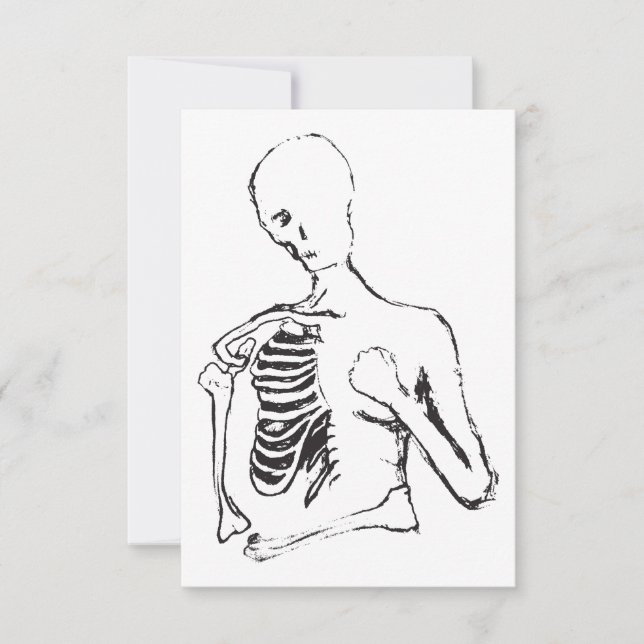 Invitation skele solitaire (Devant)