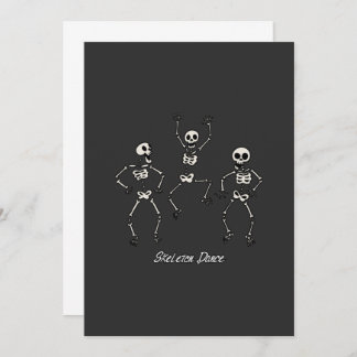 Invitation Skeleton dance