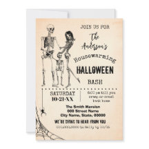 Skeletons de la fête d'Halloween familiale