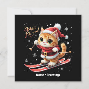 Invitation Skibidi Rizzmas Le Meme de Noël Ultime et Drôle