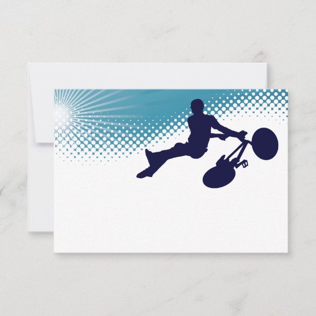 Invitation sky high biker (Devant)