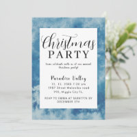 Sky Modern Dusty Blue Snowflake