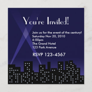 Invitation Skyline de la ville