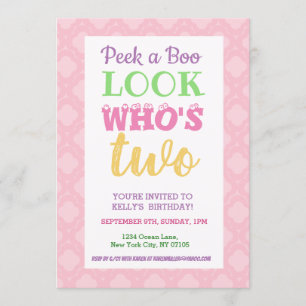 Invitation Slogans d'invitation pour le 2e anniversaire
