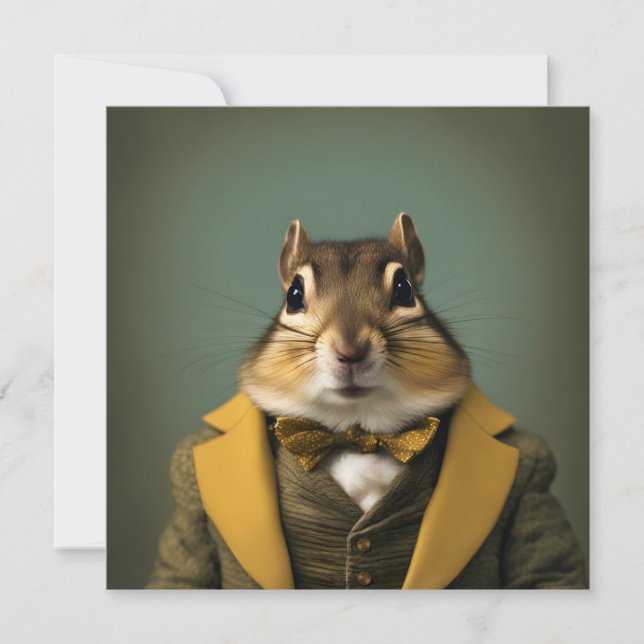 Invitation Smart Chipmunk (Devant)
