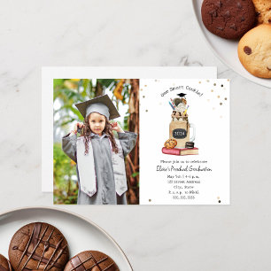 Invitation Smart Cookie Milkshake Graduate Photo