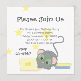 Invitation Smarty Mouse