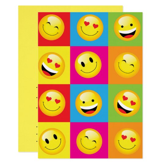 Invitation Smilie Du Parti Emoji Affronte La Nuit Des Raves D Zazzle Fr Invitation Smilie Du Parti Emoji Affronte La Nuit Des Raves D Zazzle Fr