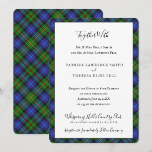 Invitation Smith Clan Tartan Scottish Plaid