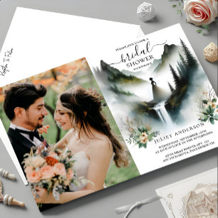 Invitation Smoky Mountain Vendre Jolie Fête des mariées de ca