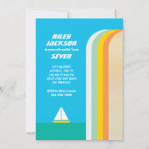 Smooth Sailin Party Invite