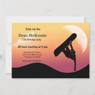 Invitation Snowboard