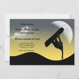 Invitation Snowboard