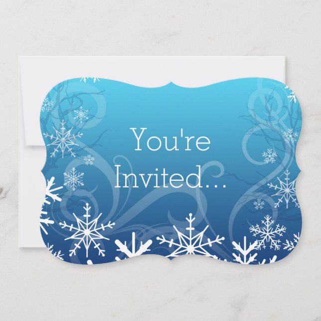 Invitation Snowdrift froid arctique personnalisé (Devant)