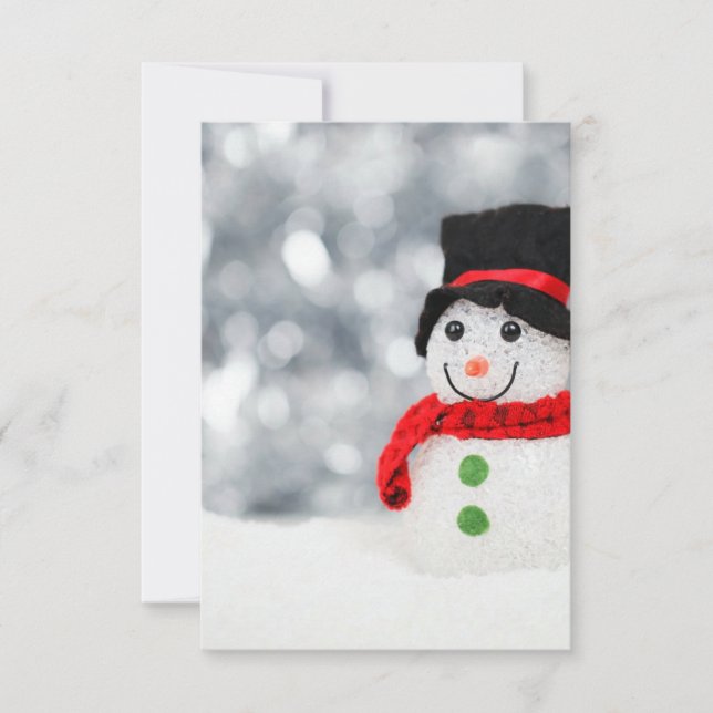 Invitation Snowmen (Devant)