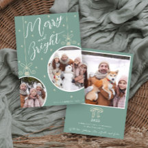 Snowy Ornament Christmas Card