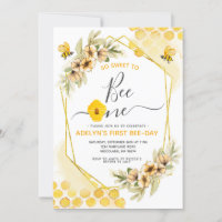 So Sweet to Bee ONE Honey Anniversaire