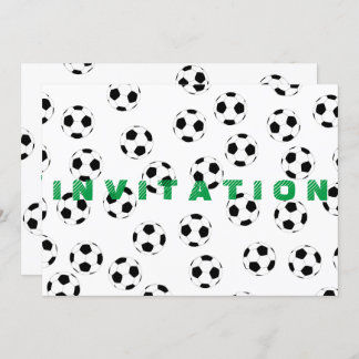 Invitation Soccer par The Happy Juul Company