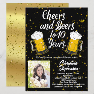 Invitation Soeurs et bières à 40 ans 40e anniversaire Photo
