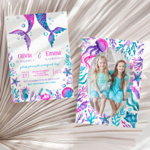 Soeurs Mermaid Joint Anniversaire Photo