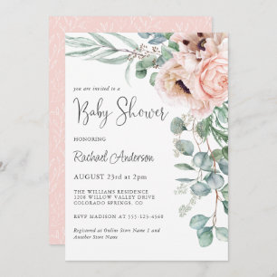 Invitation Soft Pastel Girl Baby shower