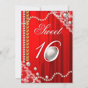 Invitation Soie élégante, perles blanches, dentelle et or dou