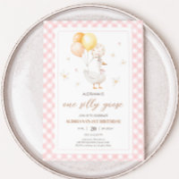 Soignée Goose En vichy fête d'anniversaire