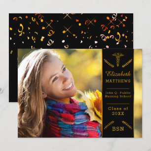 Invitation Soins infirmiers élégants   Diplôme Médicale