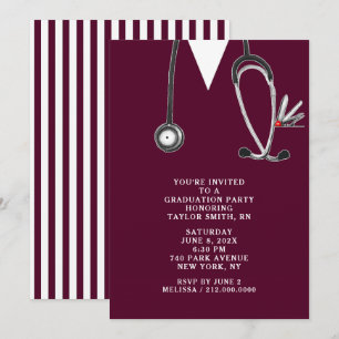 Invitation Soins infirmiers - Fête des diplômés de l'école