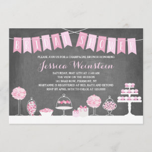 Invitation Soins sucrés   Fête des mariées