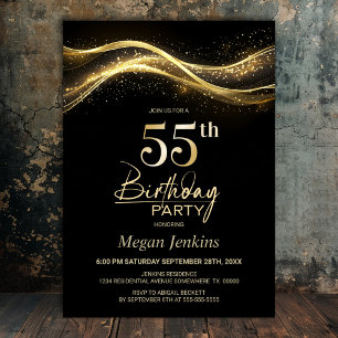 Invitation Soirée 55e anniversaire de Black Gold