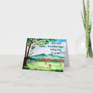 Invitation Soirée à thème Anniversaire du Fils