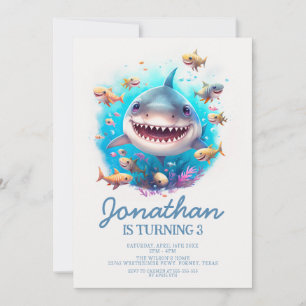 Invitation Soirée Anniversaire de enfant moderne Cute Little