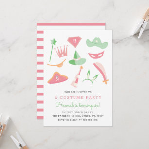 Invitation Soirée Anniversaire de enfant pastels