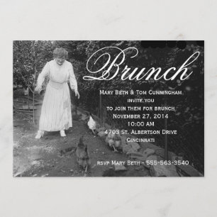 Invitation Soirée Brunch