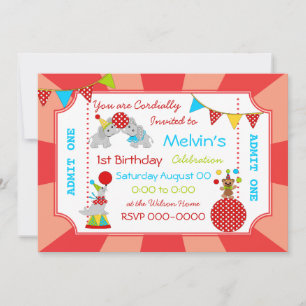 Invitation Soirée Carnival Ticket Party !