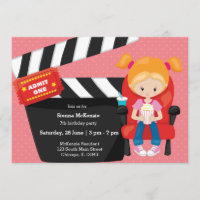 Soirée cinéma * choisir la couleur arrière - plan