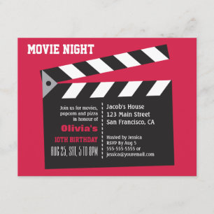 Invitation Soirée Cinéma du Conseil d'Administration Fête d'A