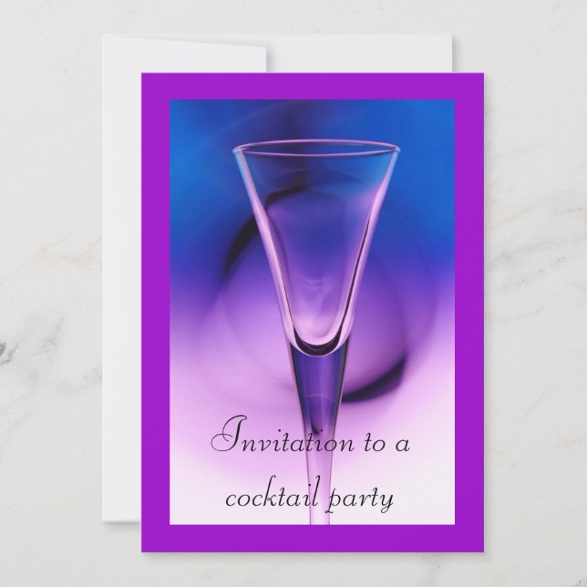 Invitation soirée cocktail (Devant)